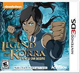 Legend of Korra: A New Era Begins Nintendo 3DS US box art